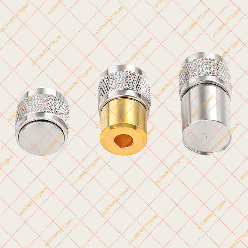 N-Type Male Short Calibration Standard | 5W RF Test Connector for Network Analyzer