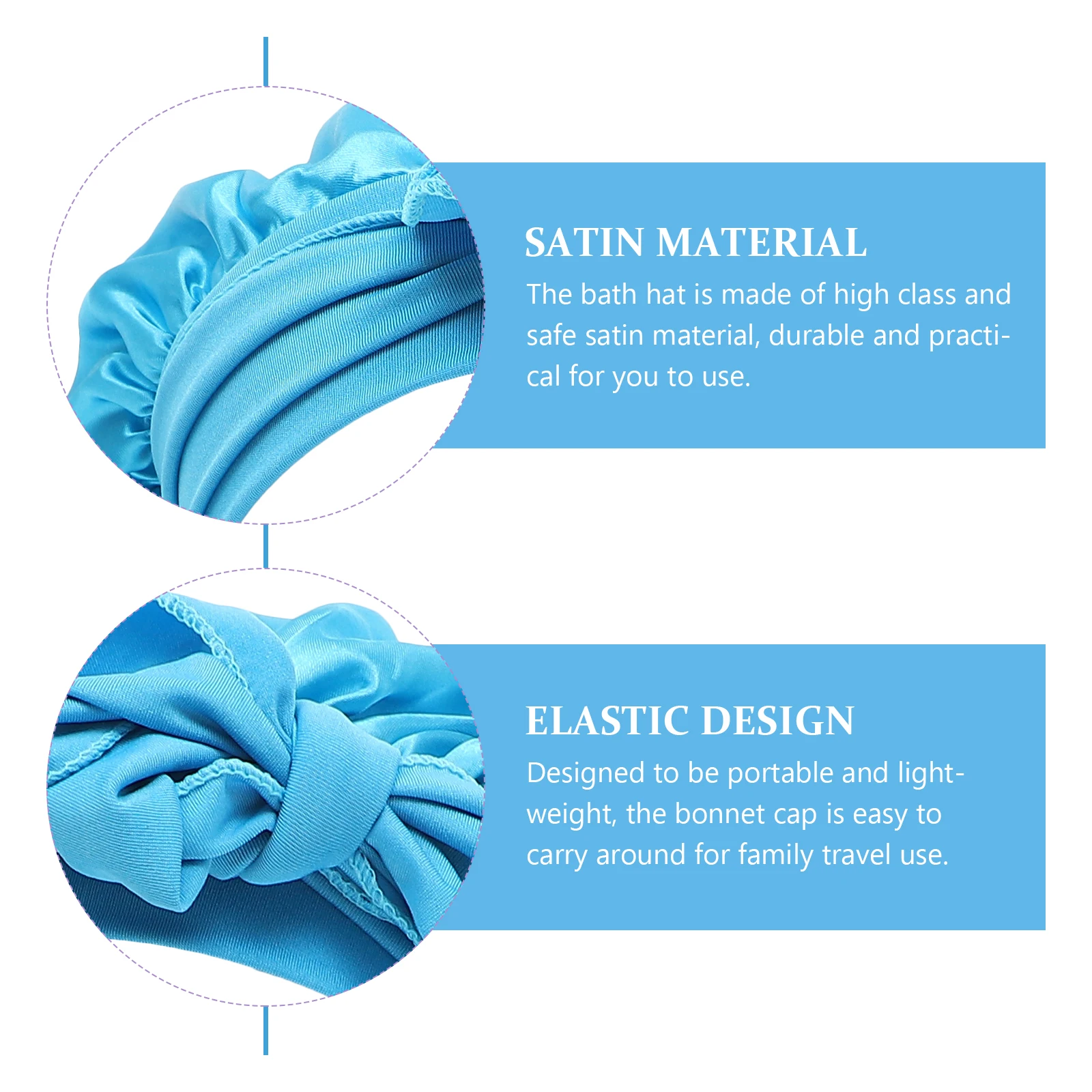 

Braids Bonnet for Curly Hair Practical Sleep Hat Ring Sleeping Miss Silk