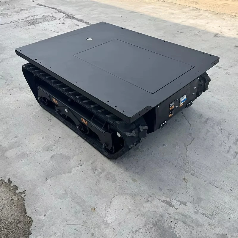 Track Chassis Customizable with Rubber Electric Drive High Adaptability Design Offering ODM Service to Meet Personalized Demands