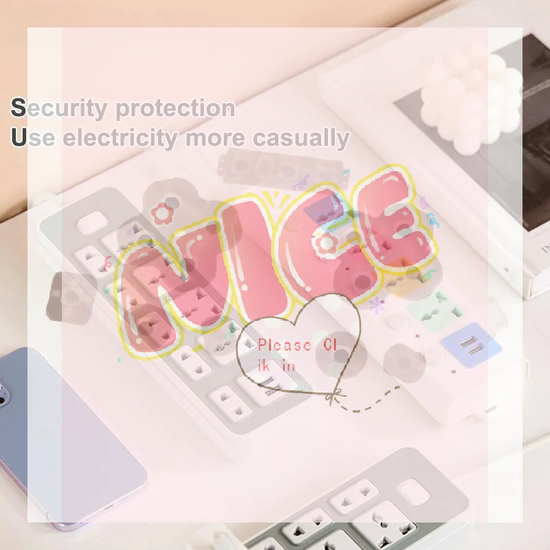 【BA】Multi-functional Socket Durable 2/3/5/6/8M USB Charger With USB Power Strip Switch Extension Electrical Home