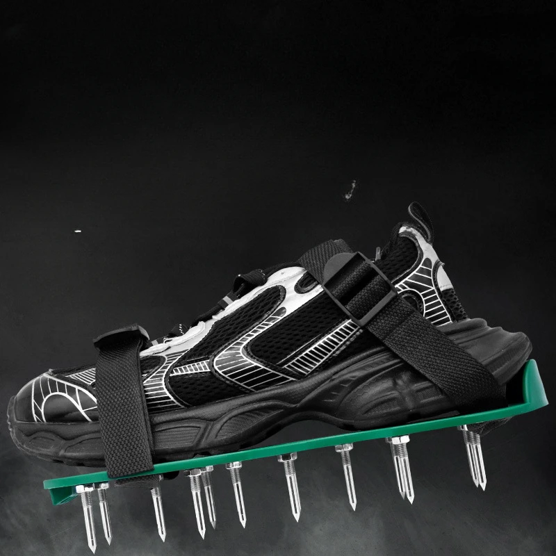 For soil loosening grass cleats lawn inflatable shoes self-leveling epoxy garden worker Lll