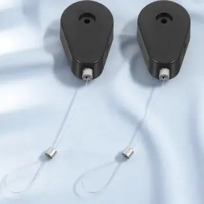 2 pcs AntiTheft Box Steel Wire Holder Cable Lock Safety Case Adjustable Telescopic Anti Loss Cable Case Retractable