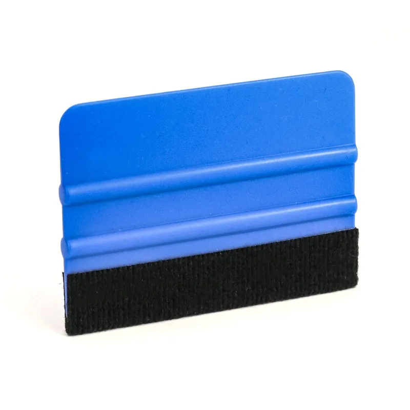 20Pcs Felt Edge Squeegee Car Film Wrap Scraper 4 Inch Vinyl Wrap Application Bubble Removal Tools Window Tint Wrapping Tool