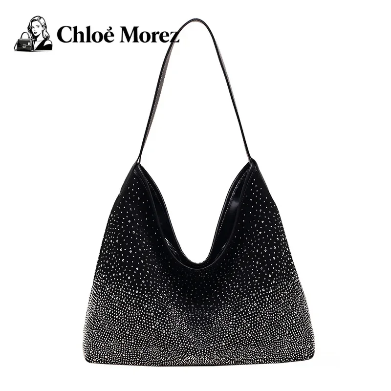 

Модная сумка-ведро через плечо для интернет-селебрити, с заклепками, персонализированная, вместительная, повседневная