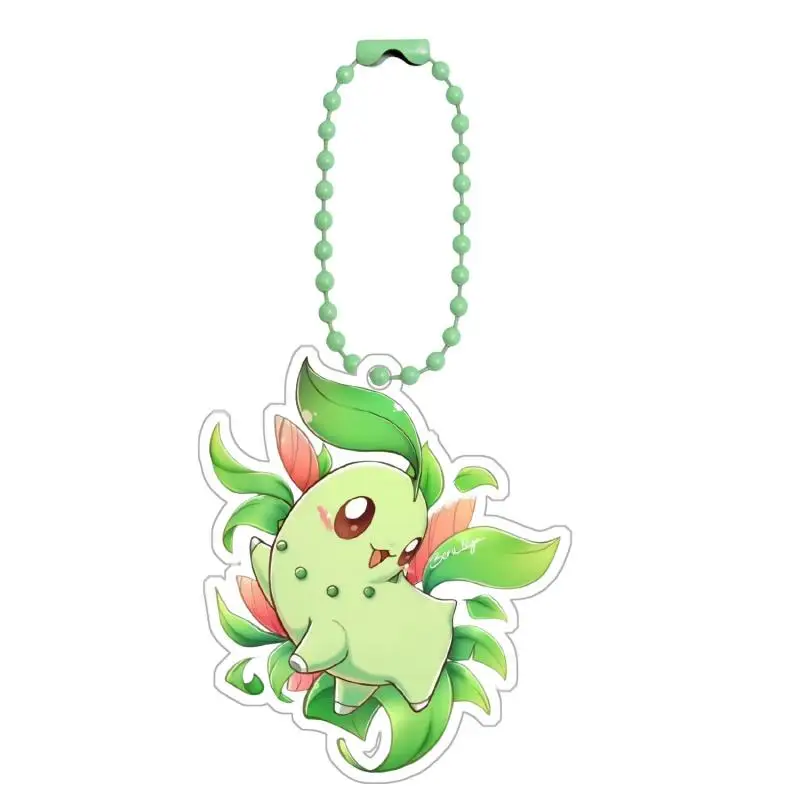 Anime Fuecoco Sleutelhangers Chikorita Sprigatito Quaxly Scorbunny Cyndaquil Diy Acryl Actie Speelgoed Figuren Game Collection Hanger