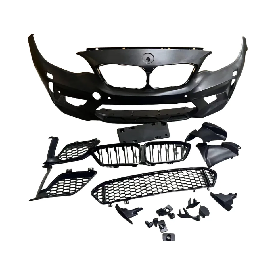 

Suitable for 14-19 BMW 2 Series F22 F23 220i 230i M240 235i to M2 front bumper PP front bumper Diffuser body kit spoiler