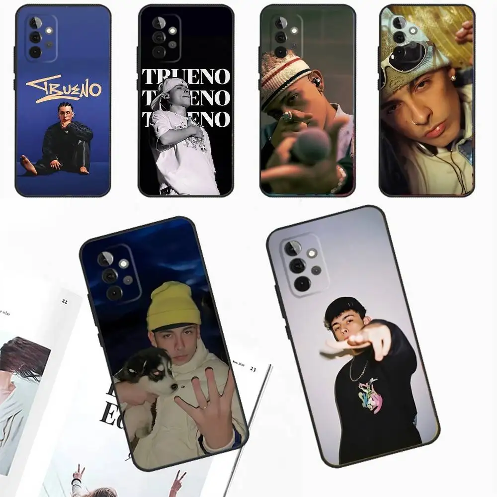 

Trueno Rapper Phone Case For Samsung Galaxy A13,A21s,A22,A31,A32,A52,A53,A71,A80,A91 Soft Black Phone Cover