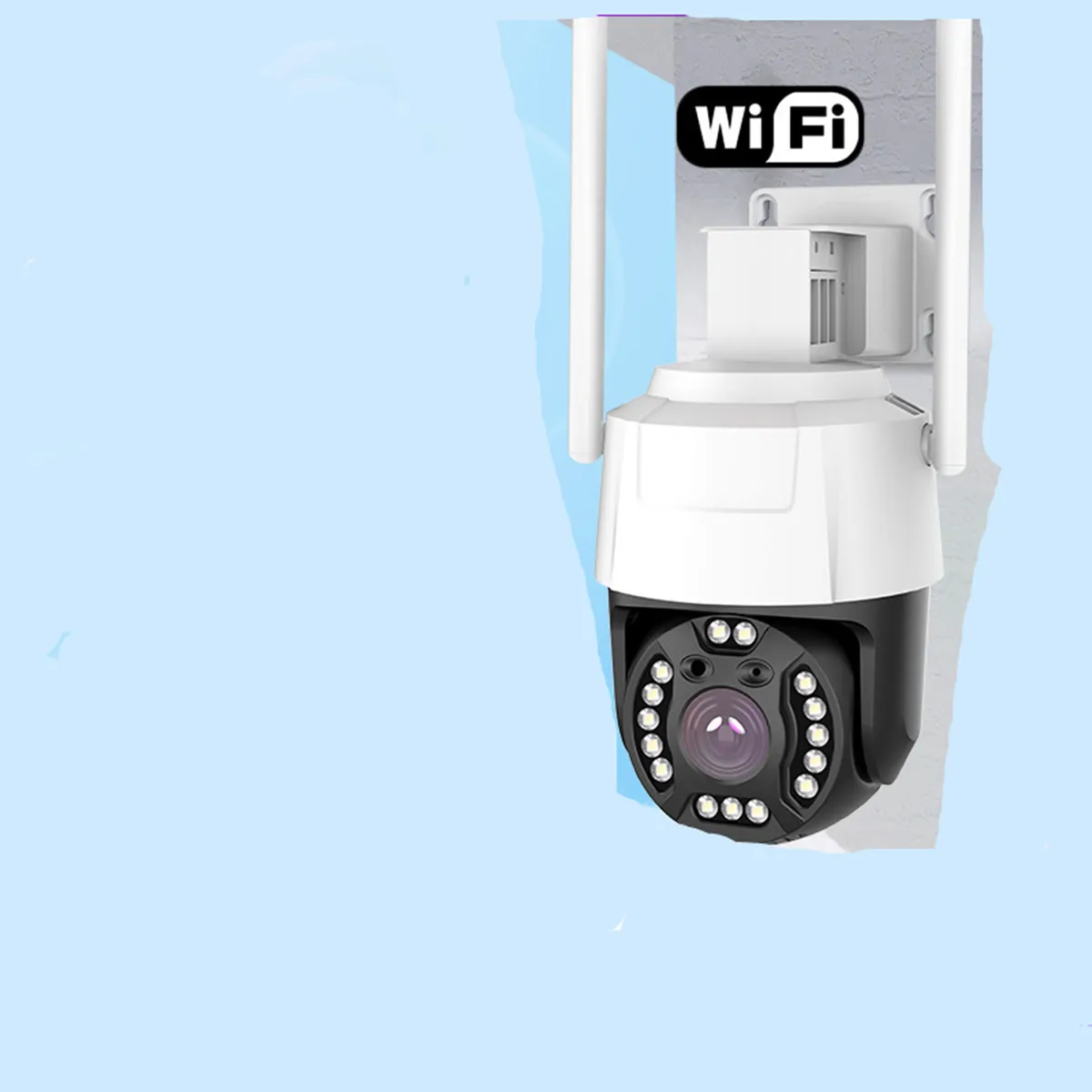3MP 1296P Wireless PTZ  Tuya APP Full Color  IP Dome Camera AI Humanoid Detection Home Security CCTV Intercom Baby Monitor