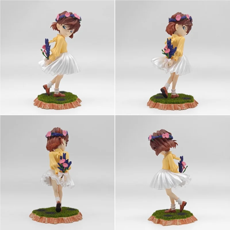 شخصيات المحقق كونان أنيتا هايلي الجديدة الشكل السادس الرمادي أنيمي تمثال فتاة بولي كلوريد الفينيل تمثال جمع نموذج الديكور هدية #2