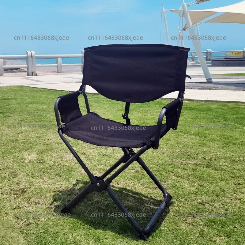 Heavy Duty Oversized Folding Chair - Beach Portable Camping and Fishing Director Chair