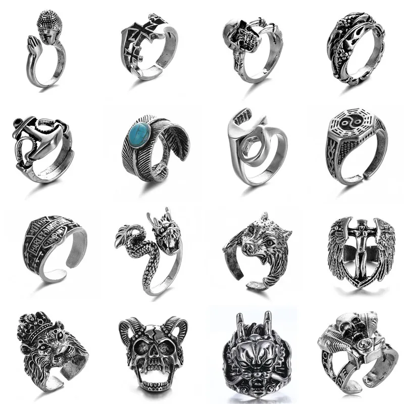 1PC Vintage Punk Me…