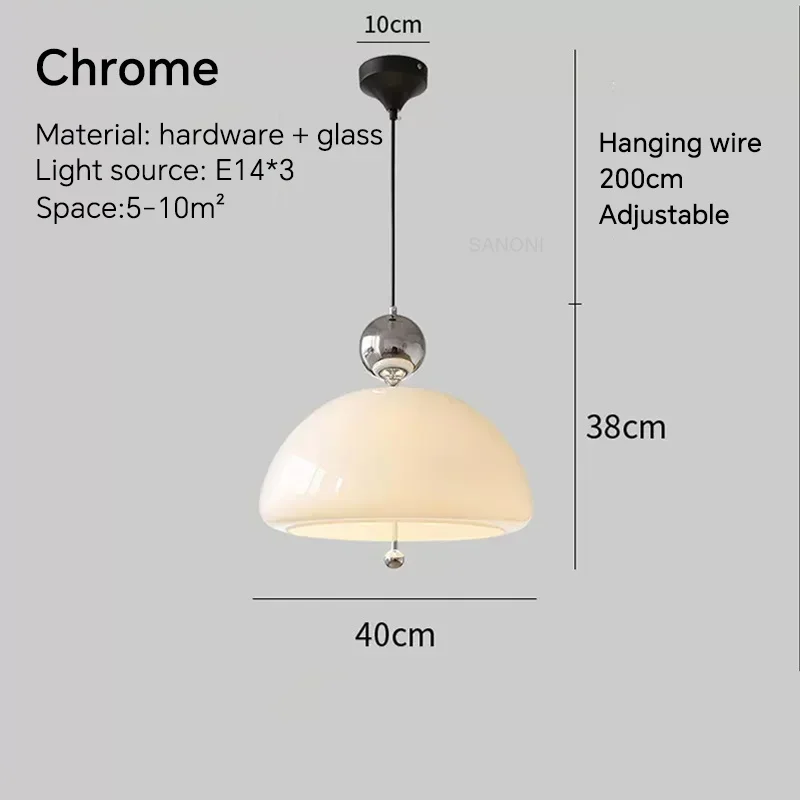 TAONUANSHU Mittelalter liche französische Pendel leuchte Wohnzimmer Esszimmer Kronleuchter Creme Glas Schlafzimmer Bar Hängelampe Leuchten 5