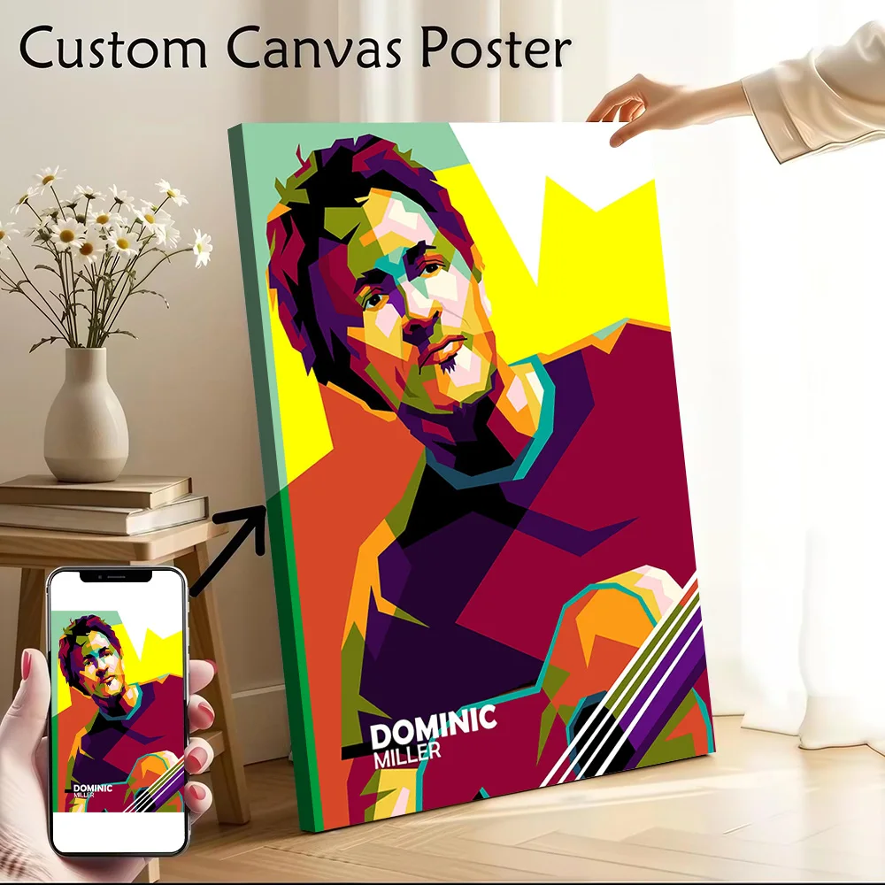 Dominic Trend Printed Canvas Poster Personalized High Quality Wall Art Paintings for Decorative Picture Modern Home Decorations