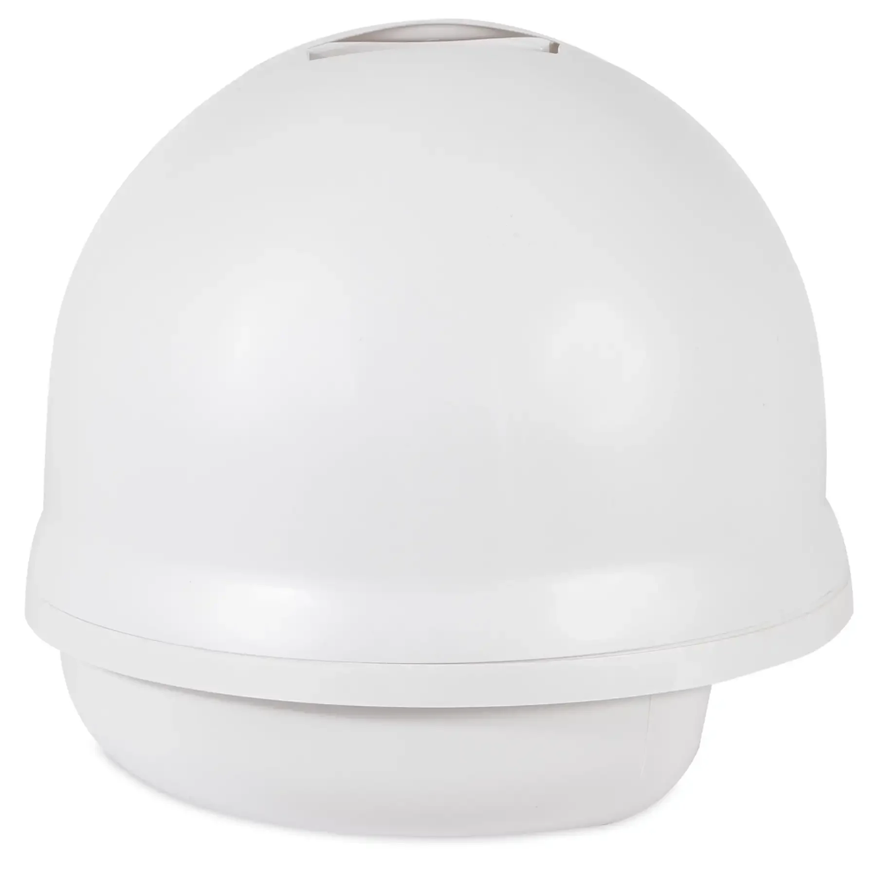 Dome Clean Step Enclosed Cat Litter Box, 95% Recycled Materials, Pearl