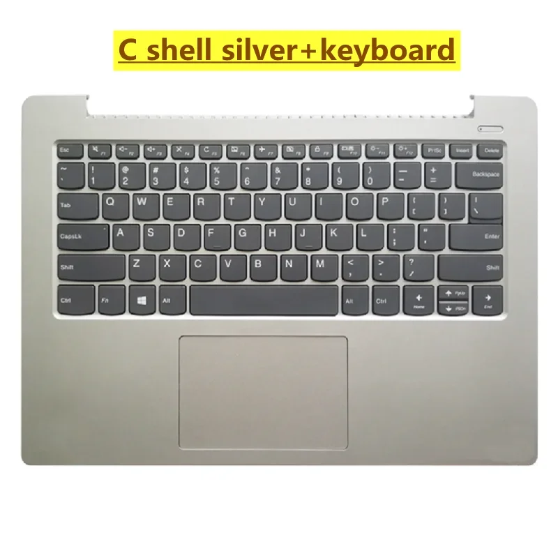 For Lenovo Ideapad Xiaoxin Tide 7000-14IKBR AST 330S-14IKB Keyboard with C Shell