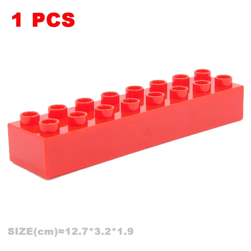 MOC Big Building Blocks Compatible With Duploes Base Bricks Thick Thin Square Assemble Children's DIY Educational Creative Toys