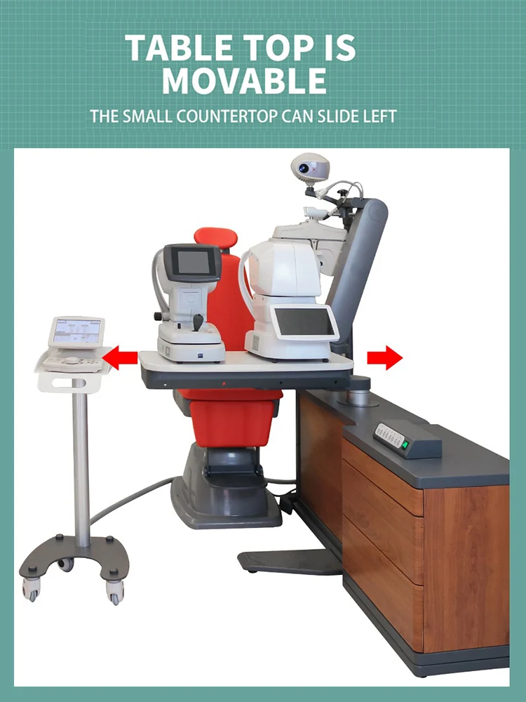 YDL930 Optometry unit ophthalmic chair eye exam table optical equipment optometrist stand autorefrator workstation refractor arm