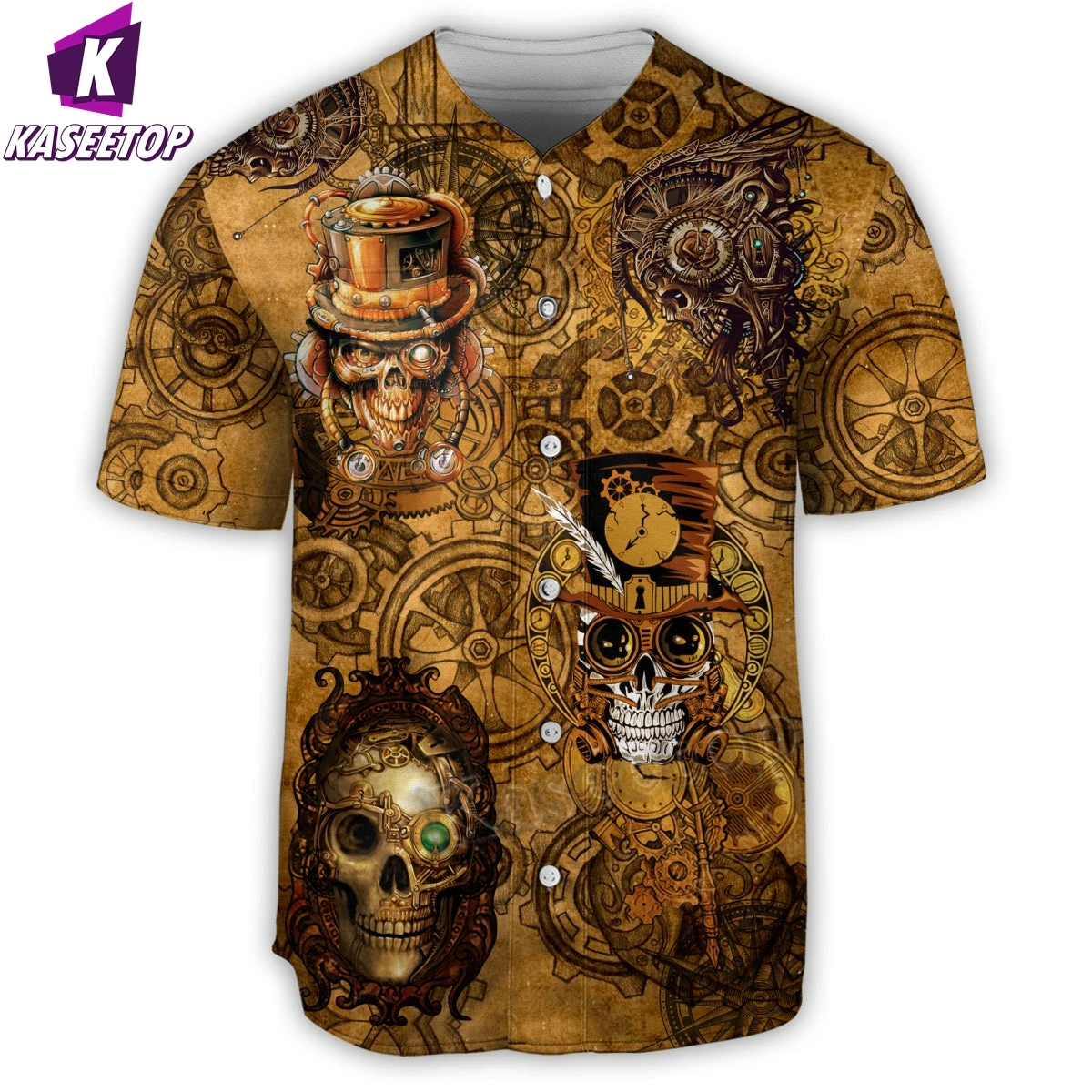 Men's Baseball Jersey Shirt Adult 3D Printing Shirt Food Fast Food Art Lover Hip Hop Tops T Shirt Streetwear Short Sleeve