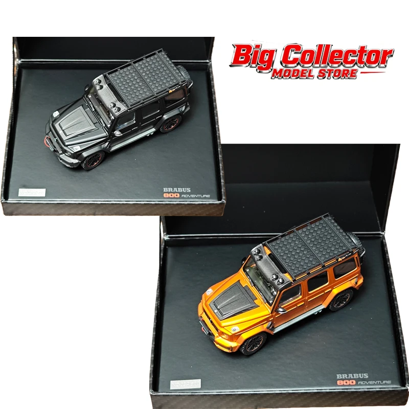 AlmostReal Diecast 1/43 Schaal Mercedes-benz BRABUS G-CLASS G63 Legering Model Auto BRABUS Speel Voertuigen Speelgoed voor Jongens Gift Originele