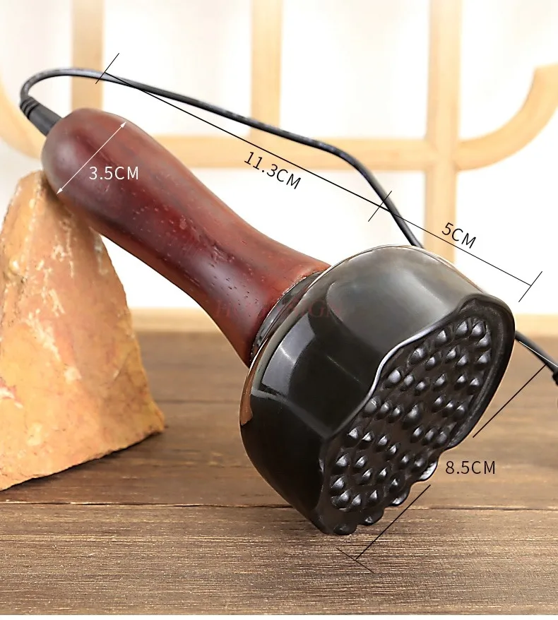 Bianstone warm moxibustion instrument electric heat scraping push back instrument Bianstone therapy Futong household tools Yang