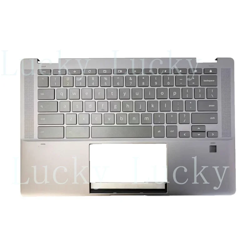 

f English US Keyboard&PalmRest For HP Chromebook X360 14C-CC0000 M47324-001 Gray
