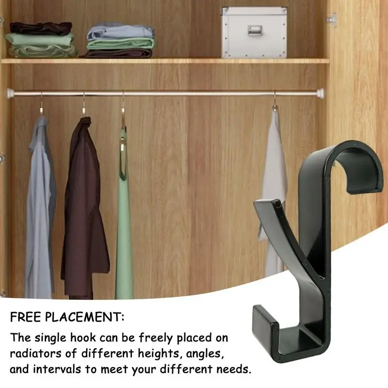 Drying Rack Hook Rustproof Durable Waterproof Shower Towel Hanger Multi-Functional Drying Rack With Hooks For Bags Clothes Hats