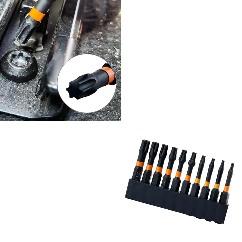 10個のTハンドルセット工業用グレードのスチール製ドライバーツール、正確な組み立て作業用
