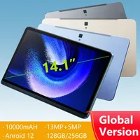 Global Version 14.1 Inch 1920x1080 IPS Big Screen Tablet PC 4G LET 5+13MP 12+256GB 5G WiFi 2 IN 1 Tablets 14 inch Android 12