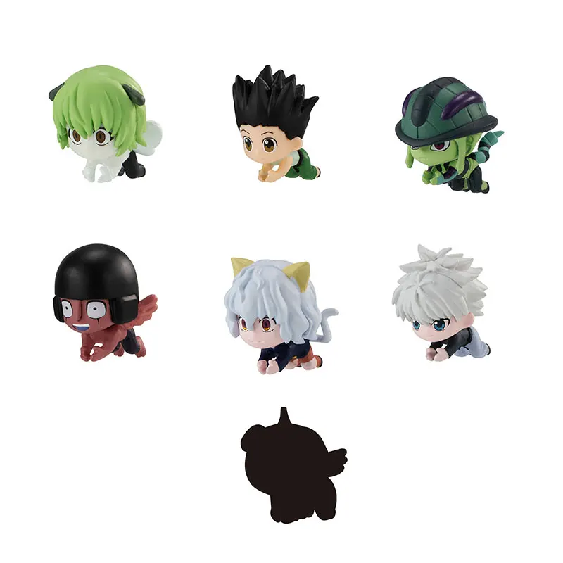 

Japanese Genuine Gacha Scale Model HUNTER Ants Wrap Around The Data Cable Doll GON·FREECSS Killua Zoldyck Shaiapouf Figure Toy