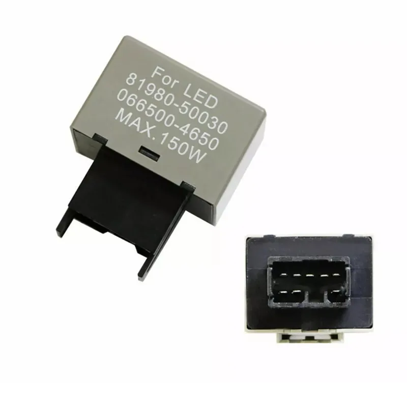 

8-Pin LM449 81980-50030 066500-4650 Electronic LED Flasher Assy Relay Fix For Lexus Scion For Toyota LED Turn Signal Light Bulbs