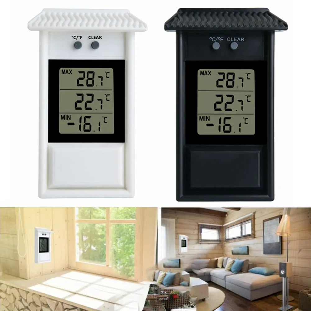 

Home Garden Greenhouse Planting Thermometer Digital -20~50℃ Home Indoor Outdoor Temperature Monitor