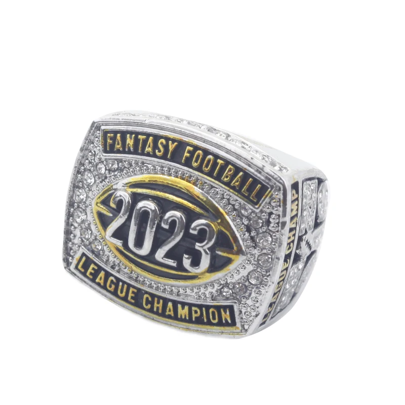 2023 Fantasy Football School Company Club Competitions Universal Awards Individual Gift Champion Rings
