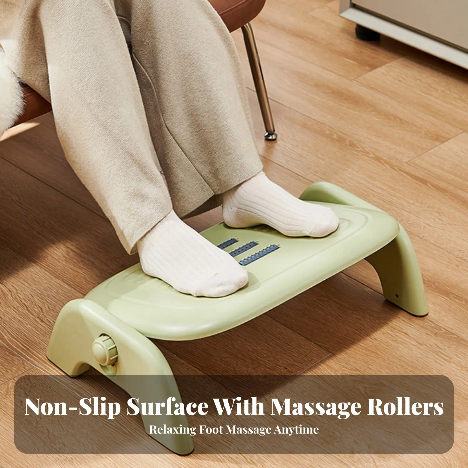 

Наклонная подставка для ног с противоскользящей поверхностью, многофункциональная, регулируемая по высоте и углу наклона, для работы из дома.