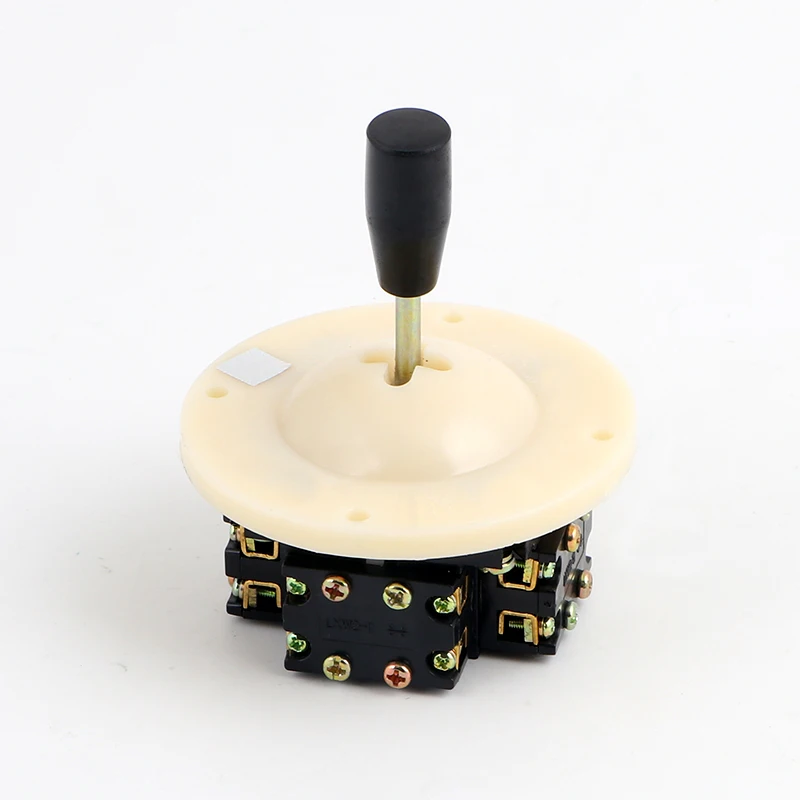 

2pcs Monolever Switch 4-direction Self-locking Type, 8P4T AC 380V 5A 30 Degree