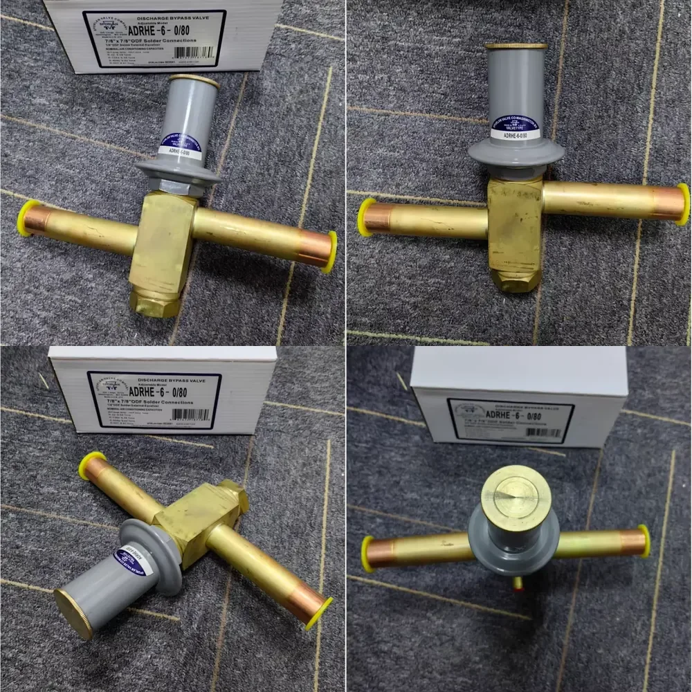 Válvula de derivación caliente Sporlan WSQ ADRHE-6-0/80, un nuevo componente para enfriadores de agua de compresores de refrigeración