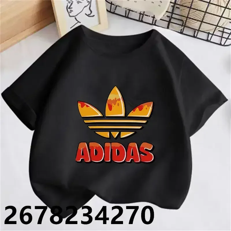 MINISO Pattern Summer New Children's T-shirt Boys and Girls 2-12 Years Outdoor Casual Multi T-shirt Set Childrens Birthday Gift