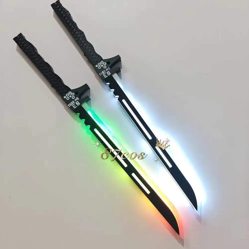 65CM Hoshina Soushirou Katana Cos Luminous Sword Anime Kaiju No.8 Cosplay Prop Halloween Christmas Party Costume Accessories 2