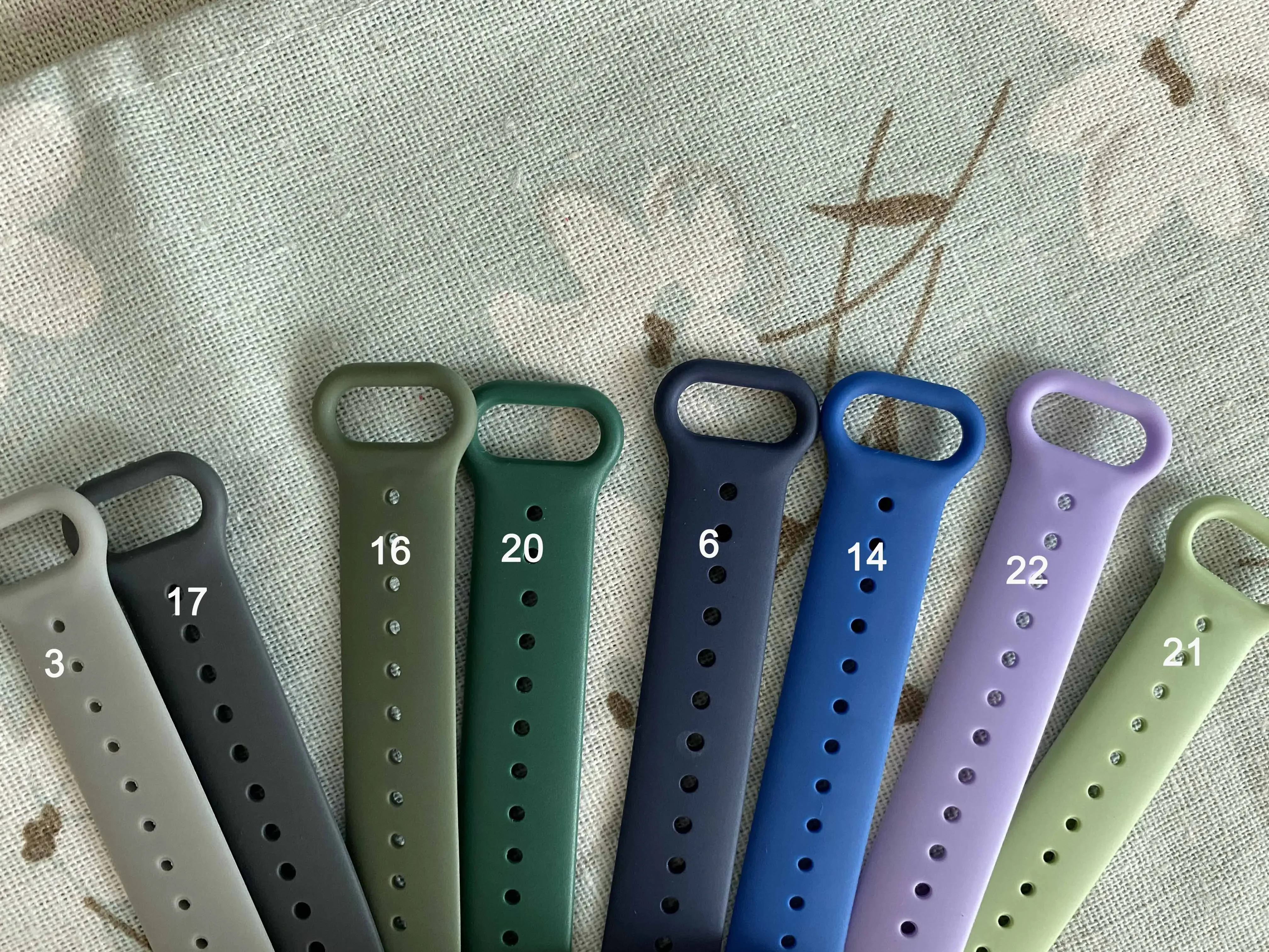 23Colors Strap For Xiaomi Mi Band 5 6 Miband 5 6 Silicone Band
