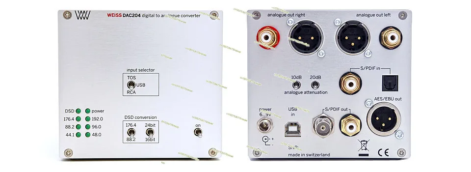 For Weiss DAC204/DAC205 Professional HiFi Decoder