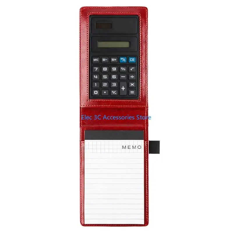 Y51A Leather Personals Organizers Binders Cover Including Calculator & Clipboard