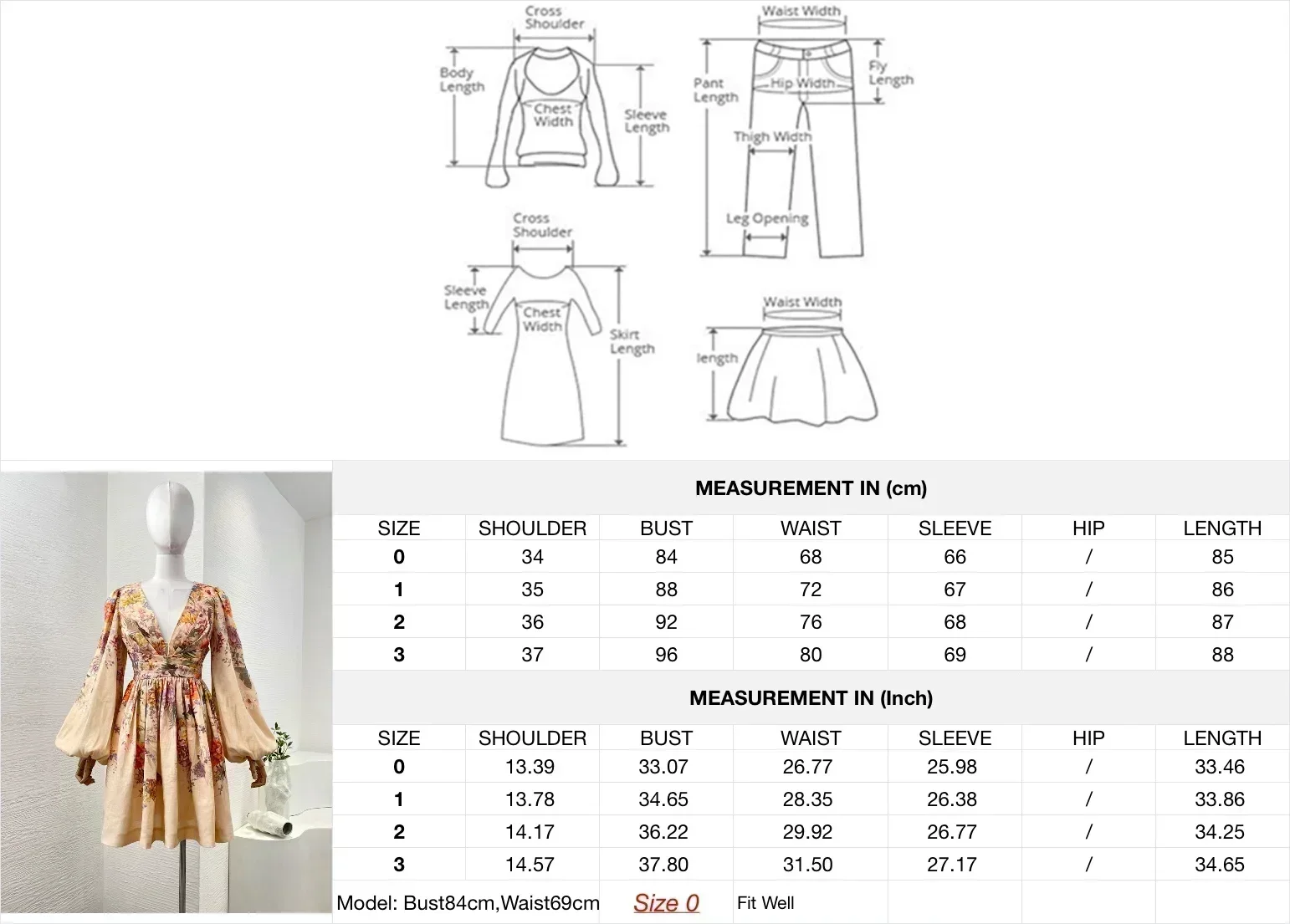 2024 novo outono de alta qualidade cor pêssego flores impressão manga longa ruched mini vestido para mulher