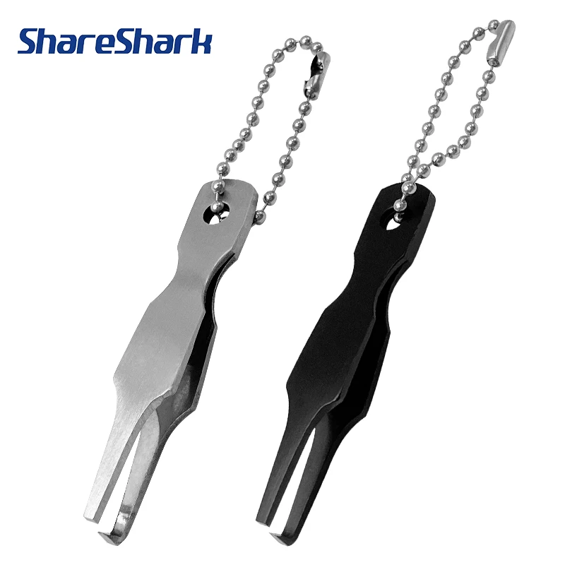 ShareShark Stainless steel Lure Ring Loop Opener Luya Fishing Line Cutter Quick Split Rings Opener Fishing Line Pliers Accessory