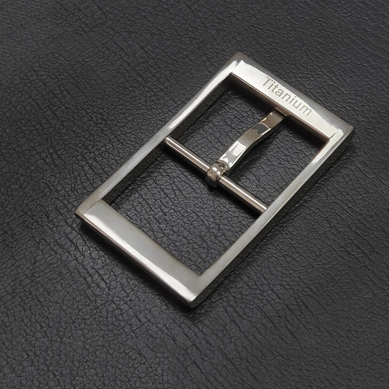 Pure Titanium Pin Belt Buckle Shiny 3.0 cm Women's Belt Buckle Best Gift  Never Rust