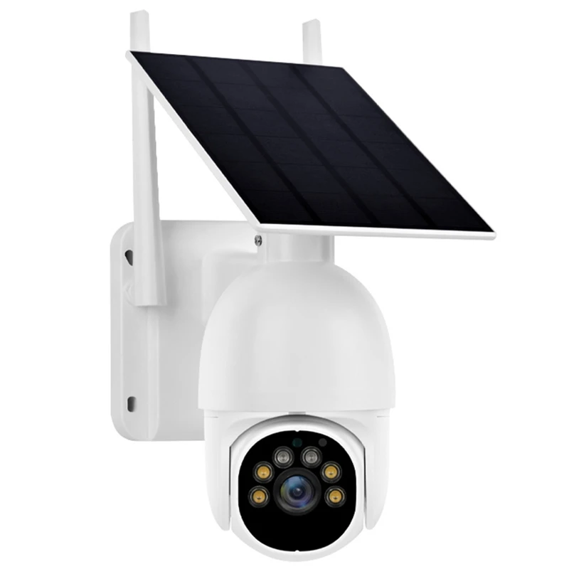 كاميرات واي فاي خارجية كاميرا مراقبة أمنية لاسلكية انخفاض استهلاك الطاقة 360 ° عرض الأضواء الاتحاد الأوروبي التوصيل
