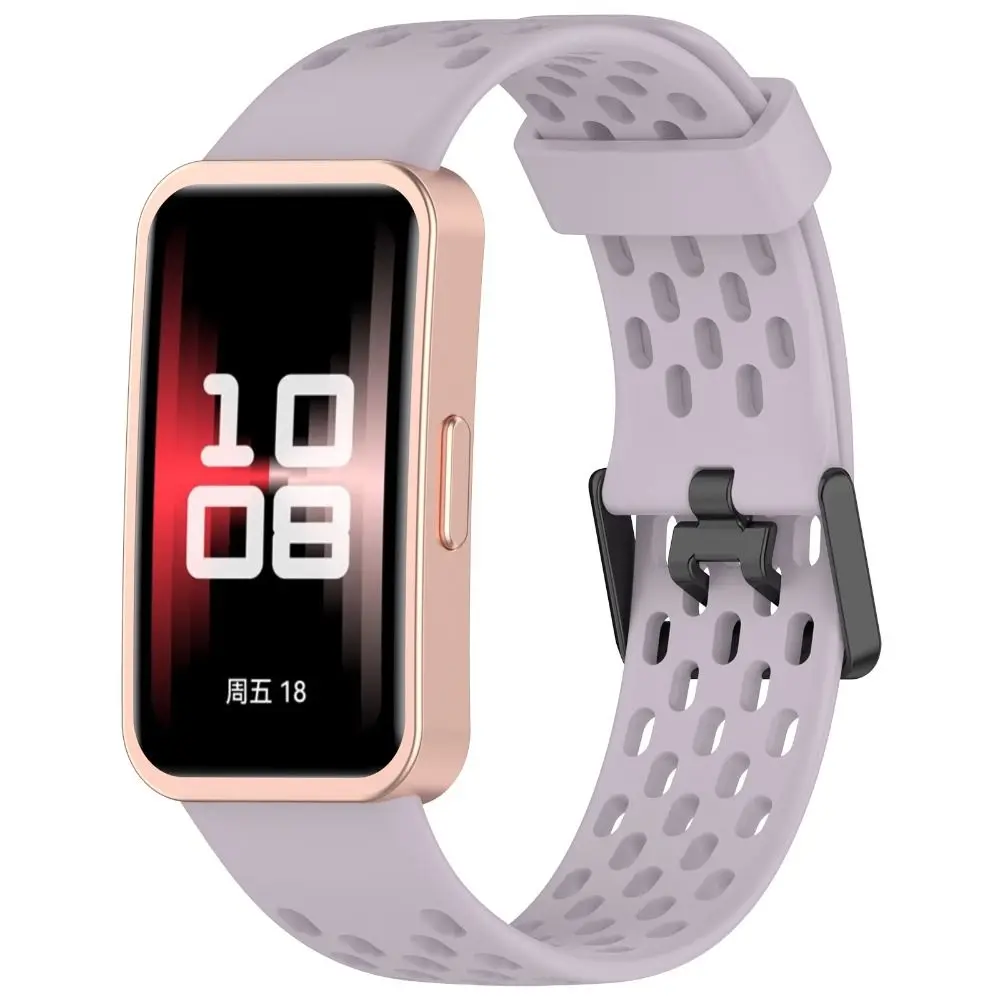 Correa de silicona para reloj inteligente, repuesto de pulsera de silicona, accesorios de hebilla para Huawei Band 9/8, novedad