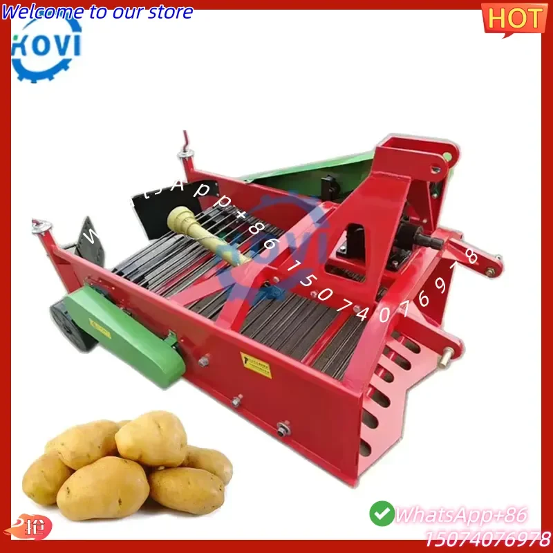2026 New Designed 2 Row Potato Digger for Sale Walking Tractor Garlic Potato Harvester