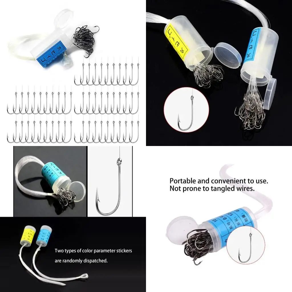 

Y1UC Fishing Tackle Tools Barbed Hooks Fishing Hooks Convenient To Carry and Storage