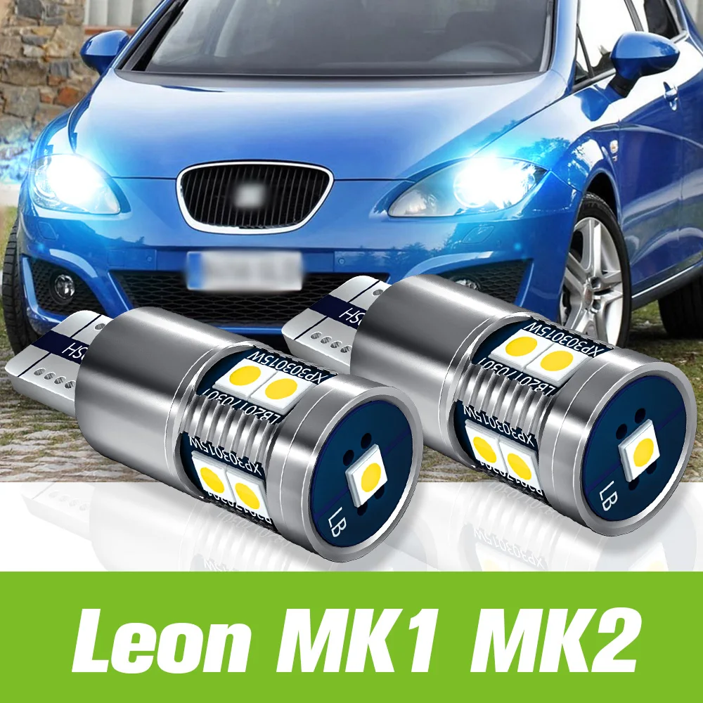 

2pcs For Seat Leon 1 MK1 1M 2 MK2 1P 1999-2012 LED Parking Light Clearance Lamp 2005 2006 2007 2008 2009 2010 2011 Accessories