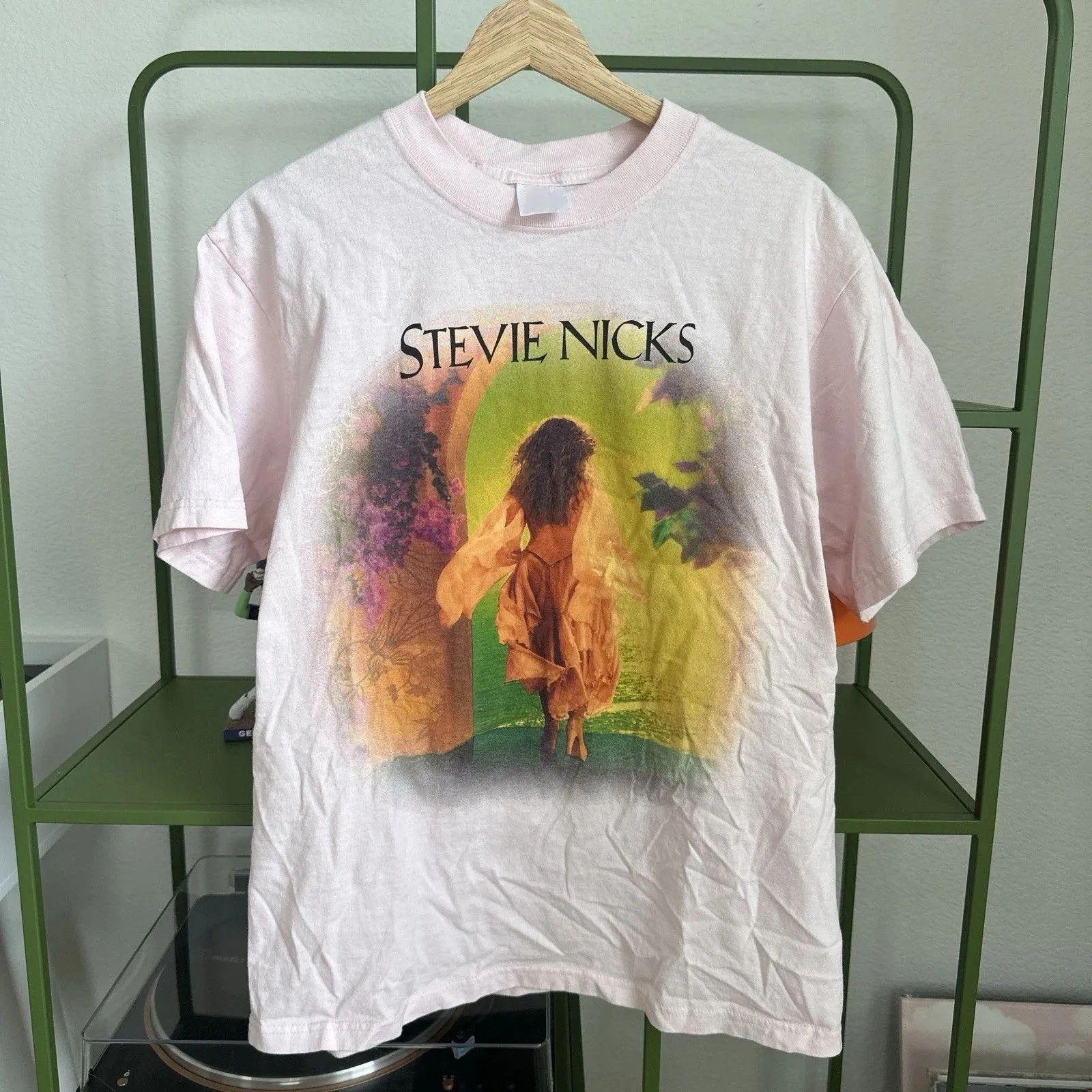 Stevie Nicks Vintage T Shirt Band Tee Fleetwood Mac Gift for Fans Classic Y2k Punk Top Print Casual Loose Street Wear Unisex