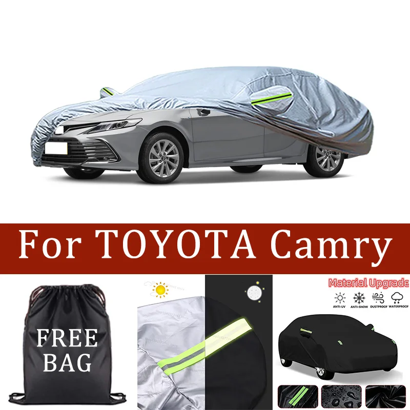 

For TOYOTA Camry Car Cover Car Waterproof All Weather Automobiles Full Exterior Covers - Sun-proof Outdoor Anti Scratch